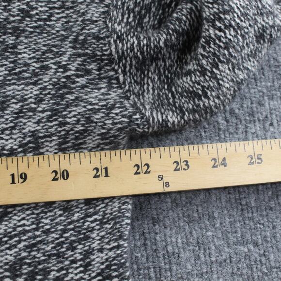 Theory Sweater Womens Large Karenia Cashmere Turtleneck Ivory Ash Pullover Chic - Picture 9 of 10